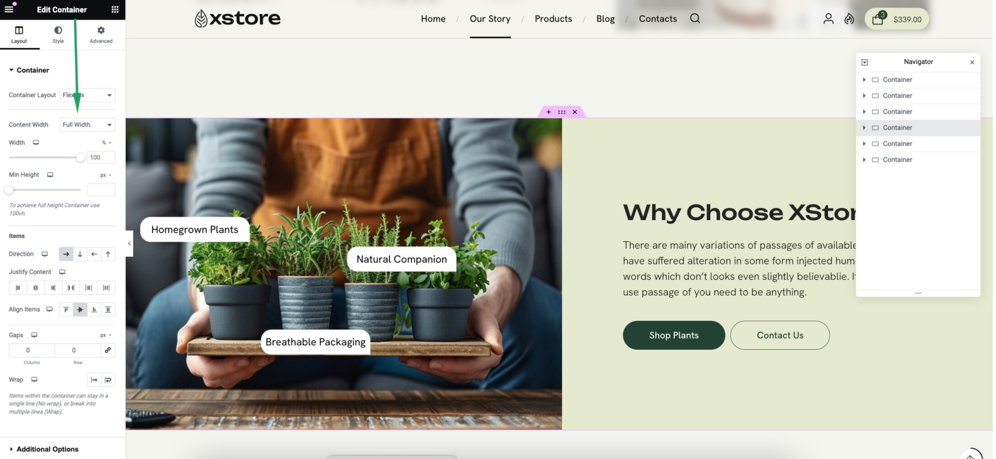 What to do if full width for the container is not applied - XStore ...
