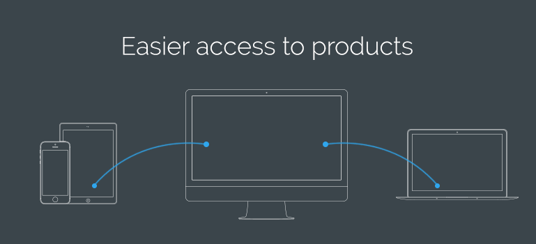 Easer access to products