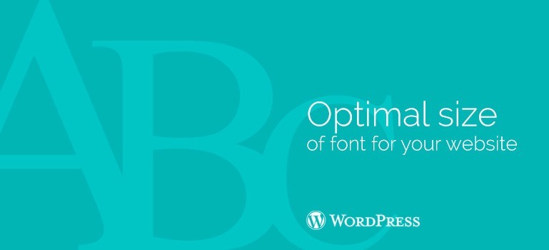Optimal size of font for your website