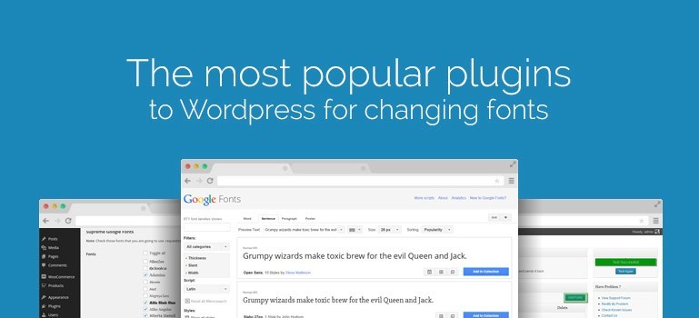 The most popular premium WordPress plugins for changing fonts