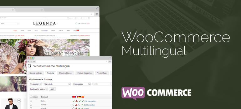 If you have rich functionality for adding multilingual on your site, the best choice for you would be WPML plugin that is included in the most of our WooCommerce WordPress themes