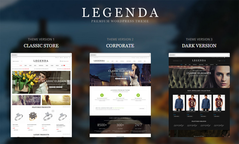 Legenda - Responsive Multi-Purpose WordPress Theme