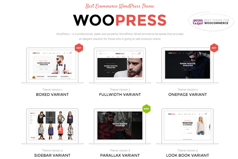 WooPress - Responsive Ecommerce Wordpress Theme