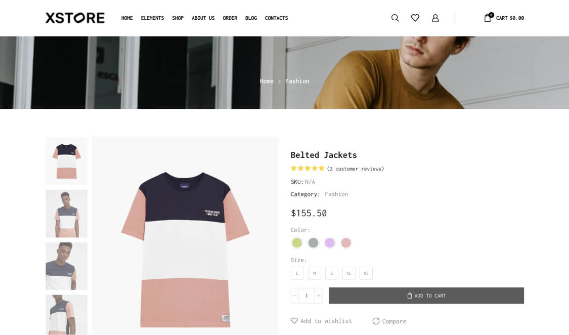 Minimal Fashion 03 Store – WordPress WooCommerce Theme 03